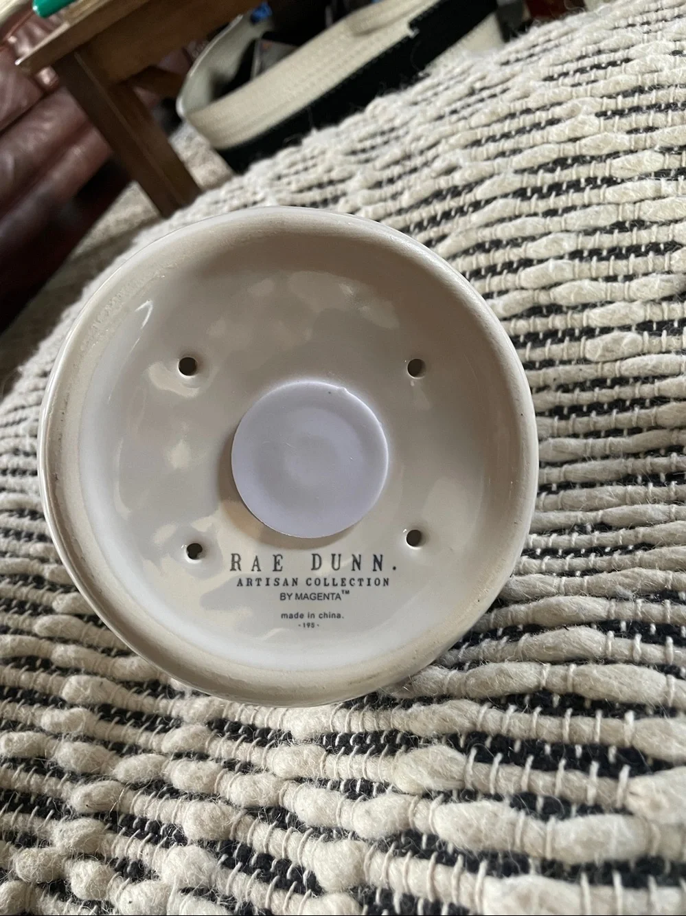 Rae Dunn Queen Ceramic Bee House - White Home Accent
